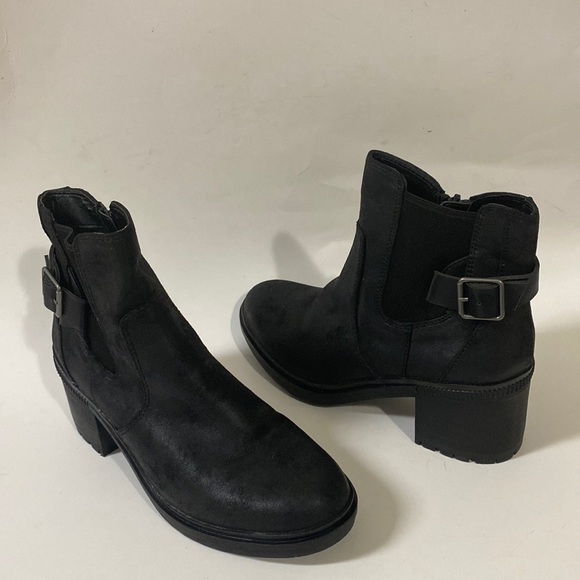 B52 by Bullboxer ankle boots Cecil’s women  in size 8M black y2k casual festival - Picture 1 of 14